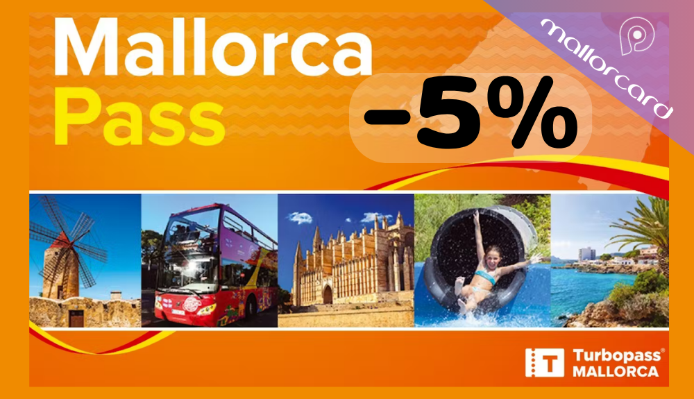 Unforgettable, discover Palma de Mallorca with the Turbopass - Now 5% Off with Mallorcard!