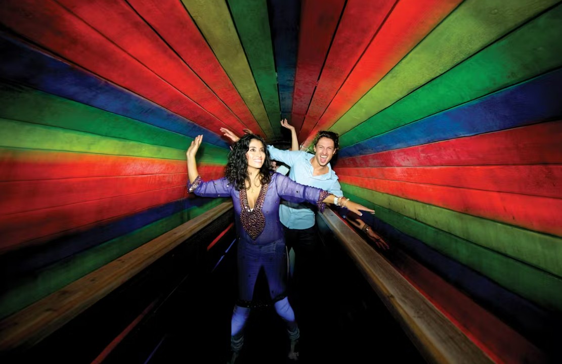 Katmandu Park spinning tunnel experience