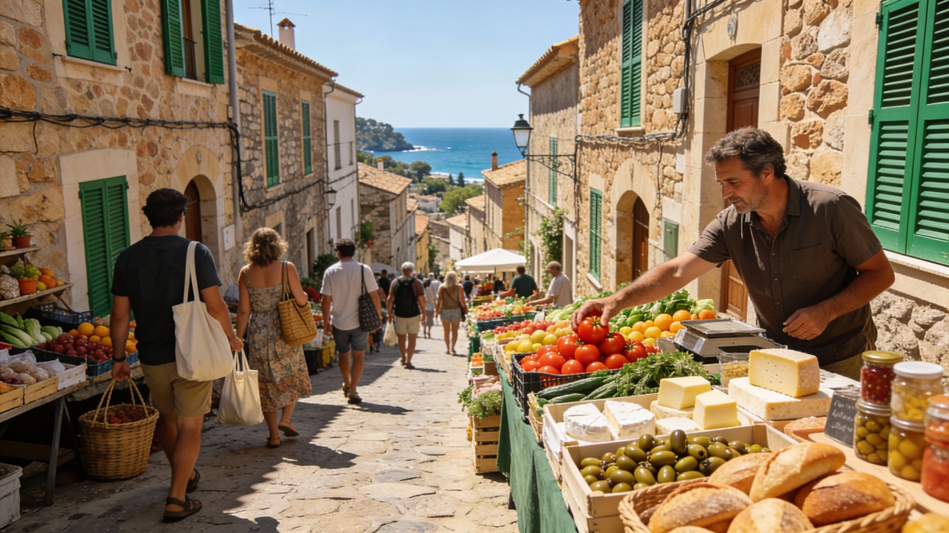 Weekly Market Banyalbufar Mallorca