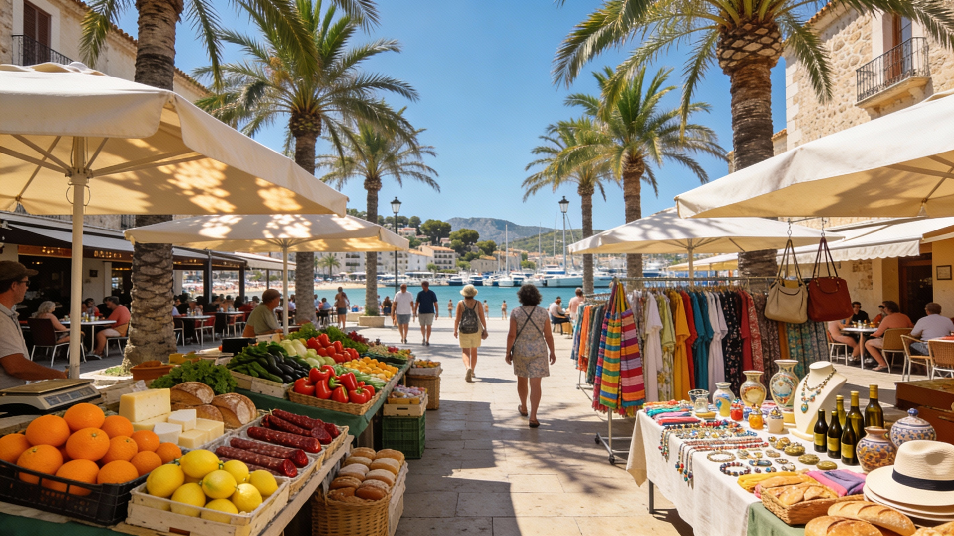 Weekly Market Port de Pollensa Mallorca